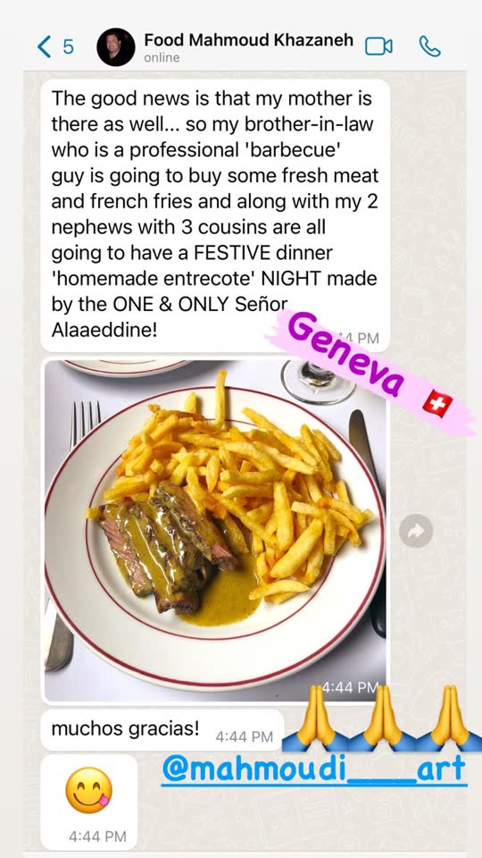 Customer message from Geneva, Switzerland